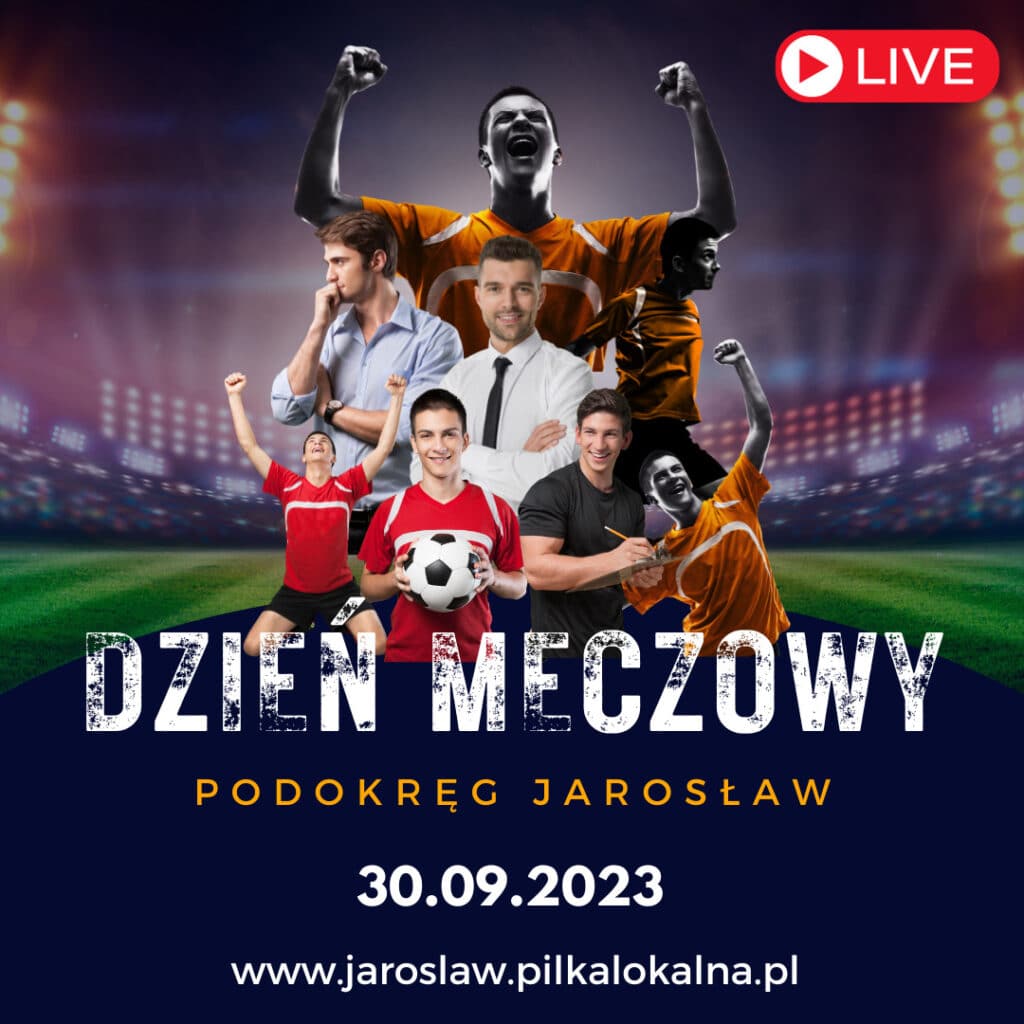 Dark Blue Modern Football Match Day Instagram Post