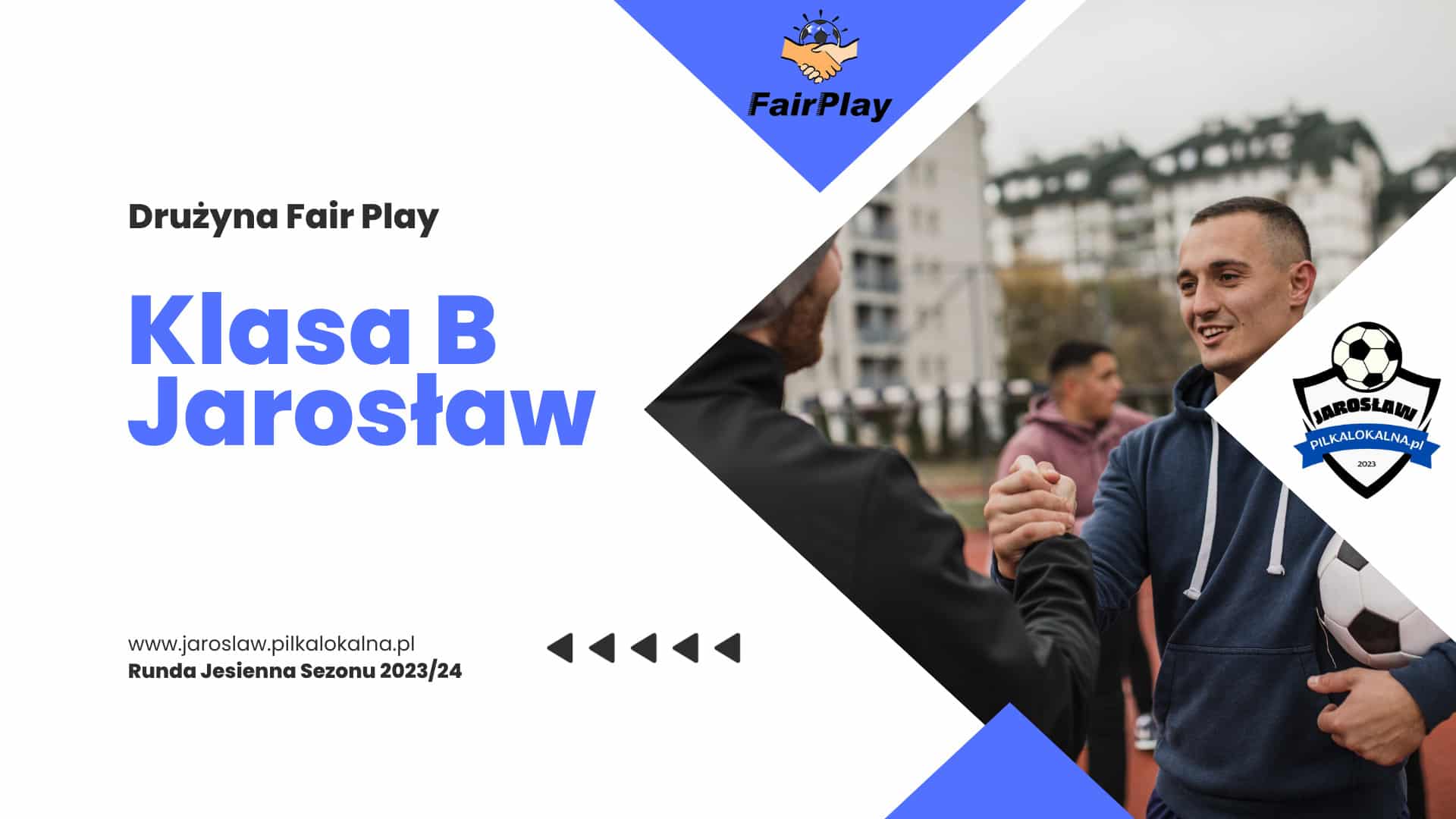 White Blue Minimalist Sports Presentation