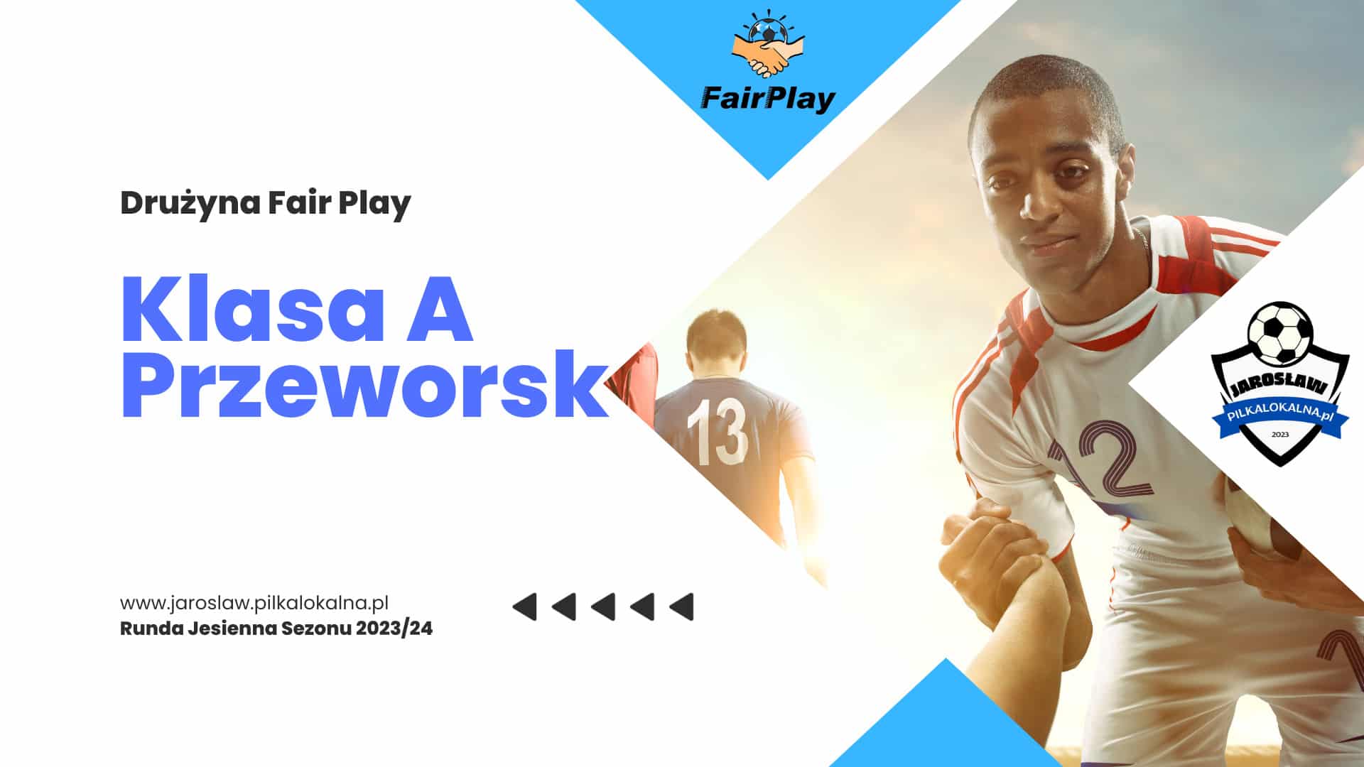 White Blue Minimalist Sports Presentation