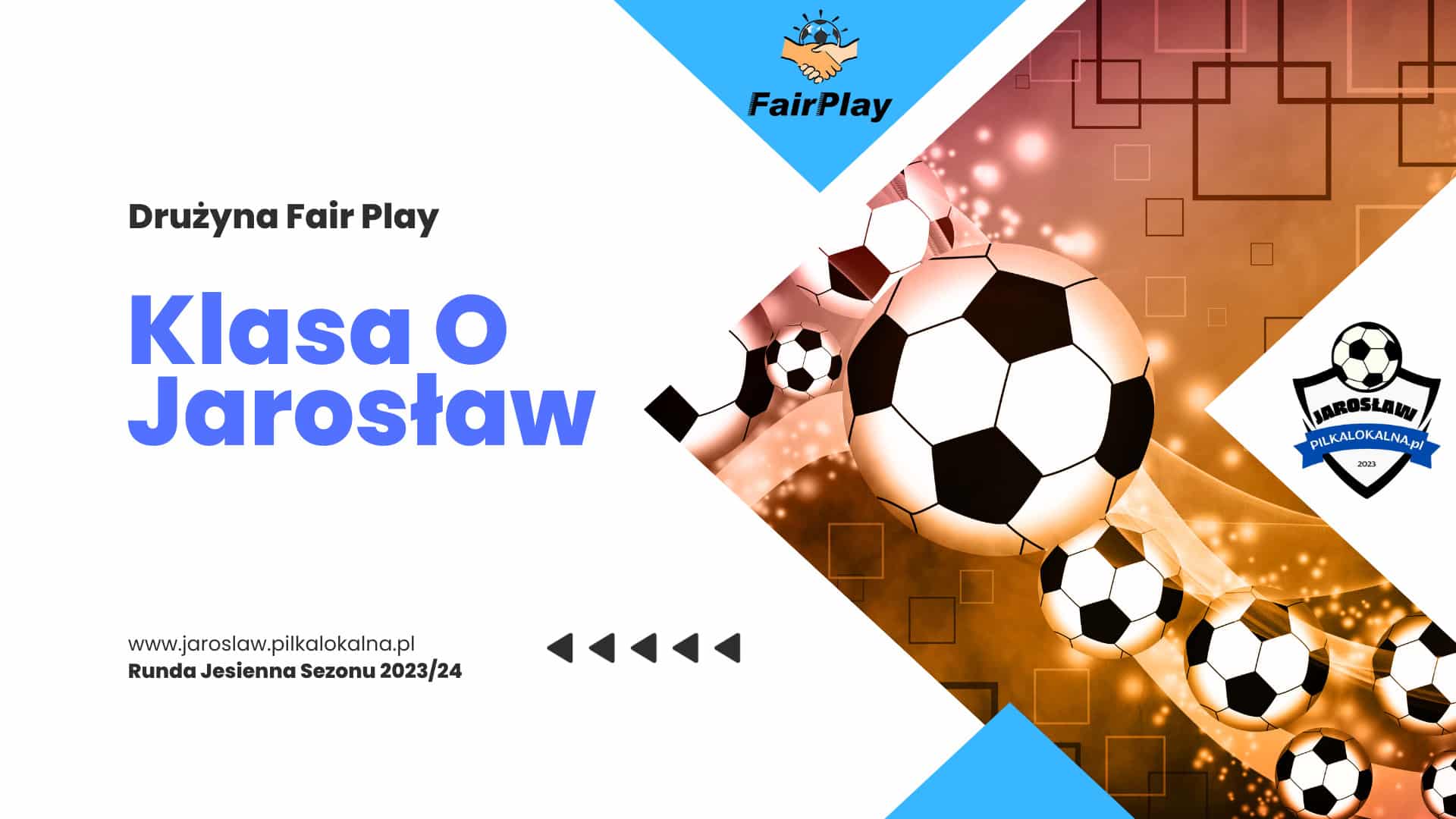 White Blue Minimalist Sports Presentation