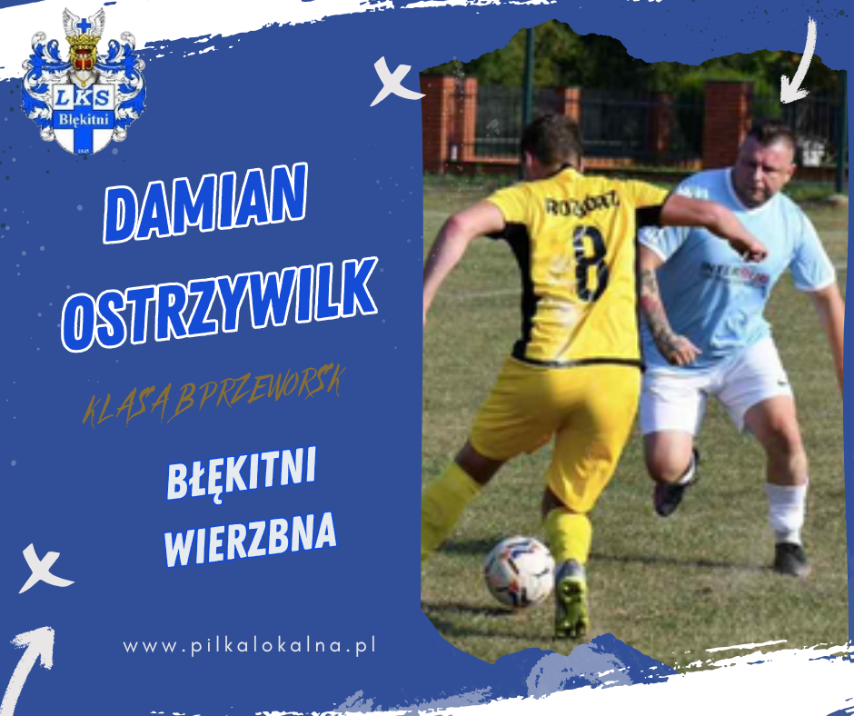 Blue And White Man Of The Match Football Facebook Post